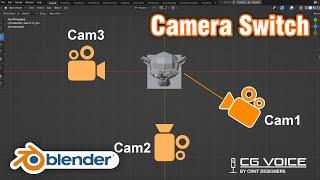 How To Switch In Between Camera In Blender _ Blender Tutorial