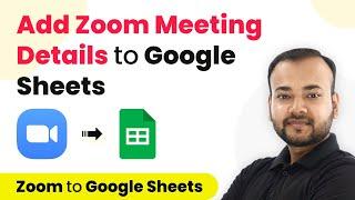How to Add Zoom Meeting Details to Google Sheets | Zoom Google Sheets