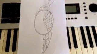 Drawing a fire bird