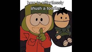 how to effortlessly shush a toddler #southpark #kylebroflovski #stanmarsh #ericcartman