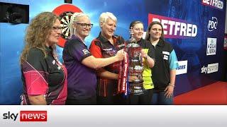 Women's darts makes history