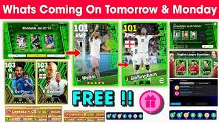 What Is Coming On Tomorrow & Next Monday In eFootball 2024 Mobile !! Upcoming Potw & Free Coins 