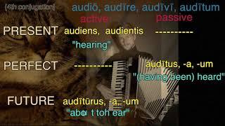 Latin participles song