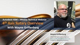 Weekly HSM Technical Webinar  - 4th Axis Rotary Overview