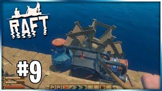 Building our first Engine and Steering Wheel! | Raft: Co-op Let's Play | EP 9