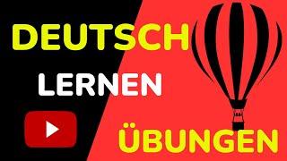 Deutschübungen. The 5-minute-a-day way to learn German. Do it loudly!