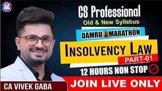 Insolvency Law (IBC, 2016) "DAMRU MARATHON P-1VG Sir | Non STOP 12 Hours | Mission December 2024