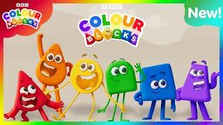 Meet the Colourblocks! 🟠🟡🟢🟣| New CBeebies Show | @Colourblocks