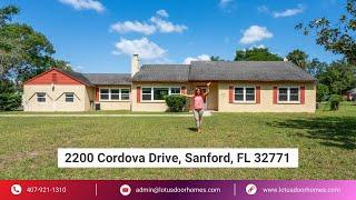 2200 Cordova drive, Sanford, FL 32771 a RARE FIND!