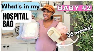 WHAT'S IN MY HOSPITAL BAG FOR BABY #2! What I actually use! Labor & Delivery