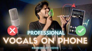 How to Record Vocals On Phone | How To Record Vocals at Home