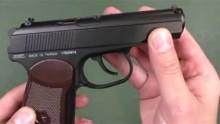 Makarov KWC KM-44, распаковка пневматического пистолета