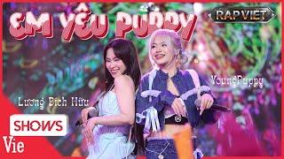 YoungPuppy rap melody cực cute cùng Lương Bích Hữu khiến HLV đứng ngồi không yên | RAP VIỆT 2024