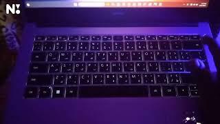 How to turn on Huawei laptop keyboard backlight |Easy way