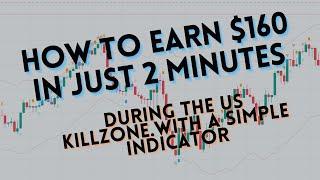 How to earn $160 in just 2 minutes during the US Killzone.