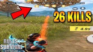 Duo vs Fireteam with SAXY 26 KILLS - Rules of Survival (Tagalog)