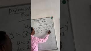 Mathematics tutorial 5 (Product rule). @williamsatokolo