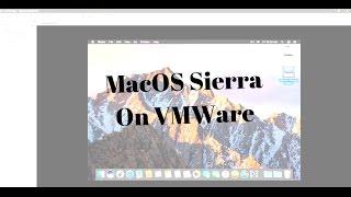 Install MacOS Sierra in VMWARE in Windows 10