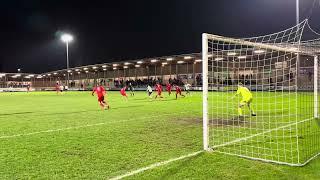 Eddie Dsane scores Dartford’s 4th v Whitehawk