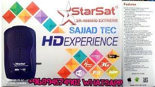 STARSAT SR-4080HD Experience receiver FUNCAM server Unboxing & review