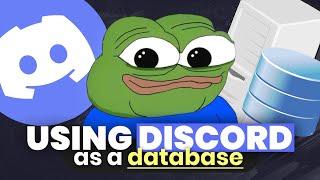 I tried using Discord as a Database for my Website