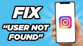 How to Fix Instagram User Not Found (2024)