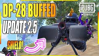 DP28 REVIEW BUFFED IN UPDATE 2.5 PUBG MOBILE