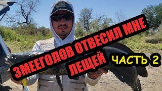 ЗМЕЕГОЛОВ ОТВЕСИЛ МНЕ ЛЕЩЕЙ / ЧАСТЬ 2 / ЛОВЛЯ ЗМЕЕГОЛОВА НА СПИННИНГ