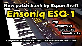 Ensoniq ESQ-1 new patch bank out now!