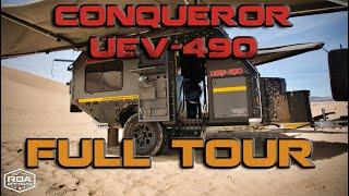 Conqueror UEV-490 Platinum FULL TOUR. Better than Bruder? Off road trailer ROA OFF-ROAD  (2022)