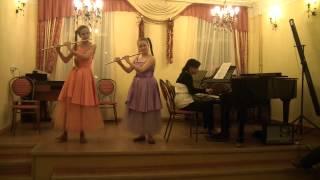 E. Magalif. TARANTELLA for 2 Flutes and Piano