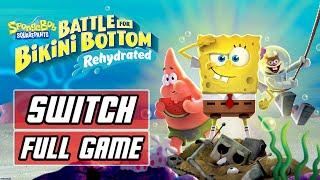 SpongeBob SquarePants: Battle for Bikini Bottom Rehydrated - Gameplay Walkthrough FULL GAME [SWITCH]