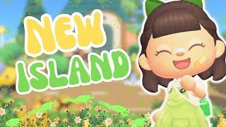 FROGGY SPRING CORE TOWN CORE ISLAND | ACNH ENTRANCE BUILD | ANIMAL CROSSING NEW HORIZONS