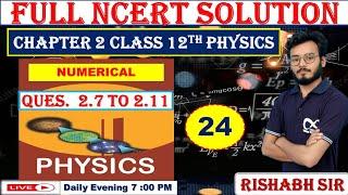 NCERT solution chapter2 Class 12 Physics | Electric potential & Capacitance CBSE | Rishabh sir |