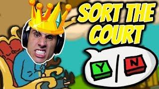 I AM THE KING! | Sort The Court Gameplay | The Frustrated Gamer | Let's Play Sort The Court