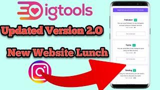 Igtools new Version  | Igtools New Website से फोल्लोवेर्स कैसे बढ़ाये |Igtools permanent ban Solve ||