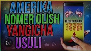 Telegram bot orqali usa nomer olish Tekinga 100% ishonch