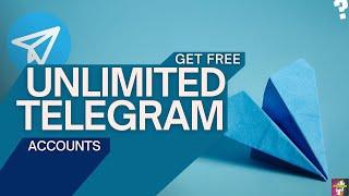 How To Make Telegram Account Without Number | Free Unlimited Telegram Account 2024