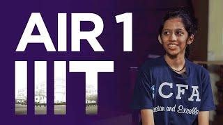 AIR 1 in IIIT UGEE | Journey of Success: Interview with Yashaswini K | CFAL | CFAL Mangalore