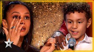 Dreams Come True! BRAVE Young Boy Wins the Golden Buzzer in a HEARTBREAKING Audition!