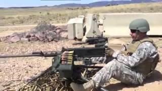 M2 Browning 50.Cal Machine Gun - Shooting