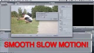 How to create SMOOTH SLOW MOTION inside Final Cut Pro!