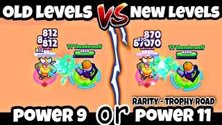 Power Level 9 VS Power Level 11 (Damage Comparison) [Trophy Road]