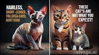 3 Most Unique Cat Breeds in the World: Sphynx, Munchkin, Scottish Fold | Did You Know?