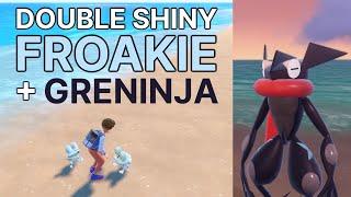 Shiny Greninja Reaction! Hatching TWO Shiny Froakie in Pokemon Scarlet and Violet!