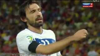 Coolest Penalty kick u will ever see by Andrea Pirlo Italy vs Spain.