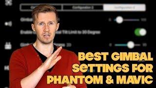 BEST DJI Phantom & Mavic Gimbal Settings For Filmmakers || TUTORIAL By Drone Film Guide