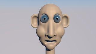 Character head modeling in Cinema 4D tutorial