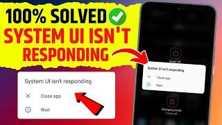 System UI isn't responding fix any device | apps crashing in android phone | apps keeps stopping