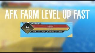 How to afk level farm on fruit battlegrounds